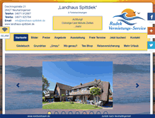 Tablet Screenshot of landhaus-spittdiek.de